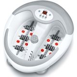 Beurer FB 50 voetspa met boiler, voetbad met infraroodlicht en magnetische therapie, 3 pedicurehulpstukken, boiler met 5 niveaus, vibratie-, bubbel- en reflexologische massagefuncties