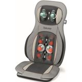 Beurer MG 320 HD Shiatsu Massagekussen - Massagestoel - 3 in 1 - Luchtcompressie massage - Triggerpoint massage - 4 + 2 Massagekoppen - Verwarming & licht - 3 Intensiteitsniveaus - Timer - Lederlook - 3 Jaar garantie