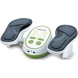 Beurer FM 250 Vital Legs Voetmassageapparaat – EMS – Elektro stimulatie - Stimuleert bloedsomloop – Impulsmassage - Timer - Incl. 2 onderbeenmanchetten, afstandsbediening, netadapter & batterijen - 3 Jaar garantie