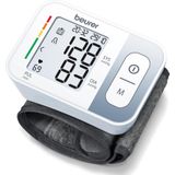 Beurer BC 28 Bloeddrukmeter pols - Hartslagmeter - Onregelmatige hartslag - Risico-indicator - 2 Gebruikersgeheugen - Manchet pols 14-17,5 cm - Reisformaat - Incl. batterijen - 5 Jaar garantie - Wit