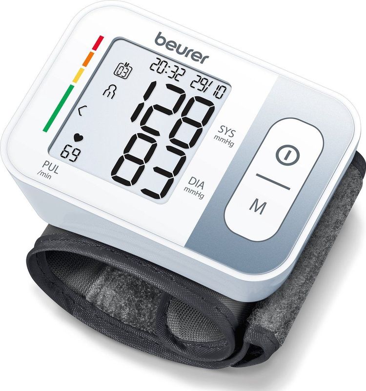 Beurer - BC 28 - Bloeddrukmeter - Wit - Polsmodel - Incl. Batterijen