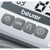Beurer - BC 30 - Bloeddrukmeter - Grijs - Inclusief Batterijen - 2 Gebruikersprofielen