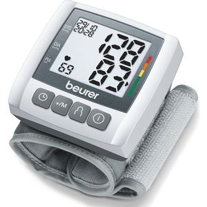 Beurer - BC 30 - Bloeddrukmeter - Grijs - Inclusief Batterijen - 2 Gebruikersprofielen