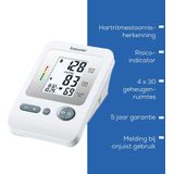 Beurer - BM 26 - Bovenarm Bloeddrukmeter - Medisch Gecertificeerd - 4 Gebruikers