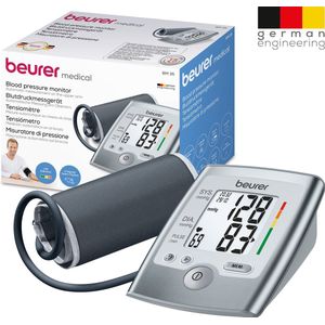 Beurer BM 35 Basic Bloeddrukmeter bovenarm - Aanbevolen door Hartstichting - Hartslagmeter - Onregelmatige hartslag - Risico-indicator - 2 Gebruikersgeheugen - Klinisch gevalideerd - 5 Jaar garantie