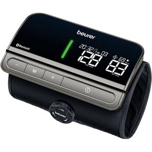 Beurer BM 81 Smart Bloeddrukmeter bovenarm - Geïntegreerde EasyLock manchet 24-40 cm - Bluetooth® - Risico-indicator - Inflation Technology - 2 Gebruikersgeheugen - Onregelmatige hartslag - Gratis app: Health Manager pro - 5 Jaar garantie