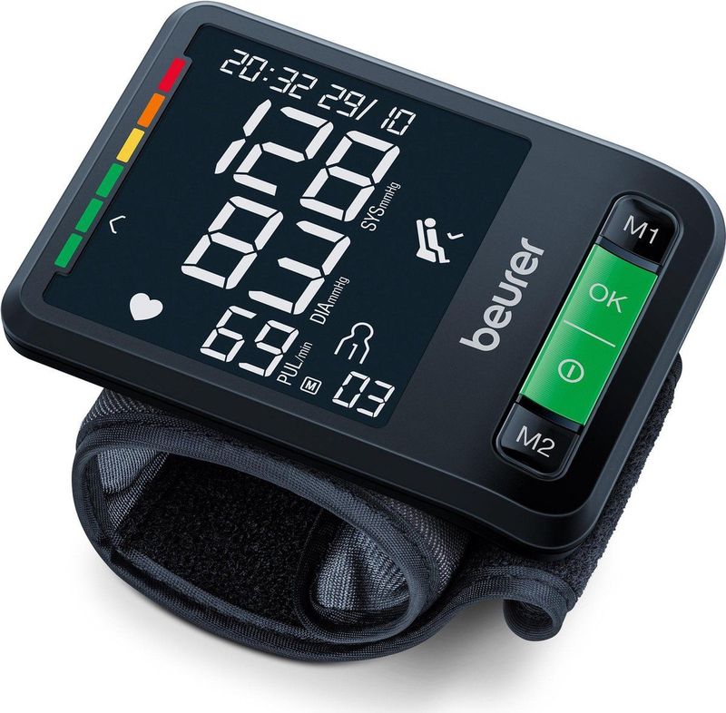 Beurer - BC 87 Bloeddrukmeter - Pols - Bluetooth® - XL Touch-display - 2 Gebruikersgeheugen