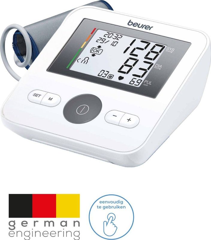 Beurer - BM 27 - Bloeddrukmeter - Bovenarm - Digitale Weergave - Klinisch Gevalideerd
