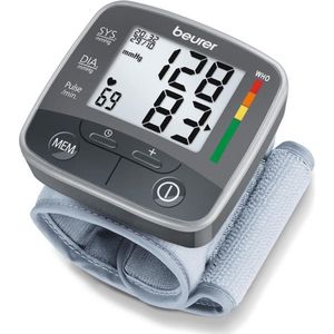 Beurer BC 32 Bloeddrukmeter pols - Hartslagmeter - Onregelmatige hartslag – Risico-indicator - 2 Gebruikersgeheugen - Manchet pols 13,5-19,5 cm - Incl. batterijen en opberg box - 5 Jaar garantie