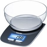 KS25 Küchenwaage digital mit Messschale Wägebereich (max.)=3 kg Schwarz - Beurer