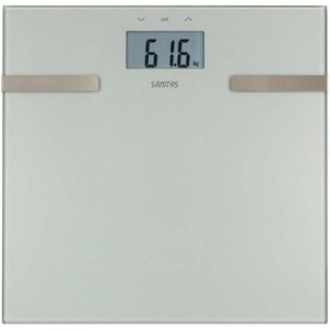 Sanitas - Weegschaal - Digitale Personenweegschaal - Veiligheidsglas - 180 kg