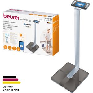 Beurer - BF 1000 - Personenweegschaal - Zwart - Digitale Weegschaal met Lichaamsanalyse