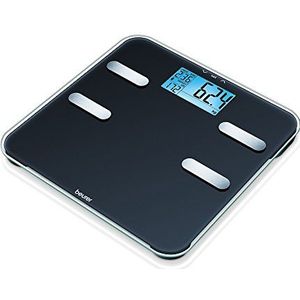 Beurer - BF 185 - Digitale Weegschaal - Zwart - Veiligheidsglas