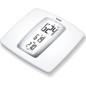 Beurer - PS 45 - Personenweegschaal - Wit - Tot 180 kg - Extra Groot Verlicht Scherm