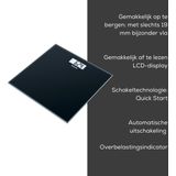 beurer GS 10 Glaswaage Schwarz