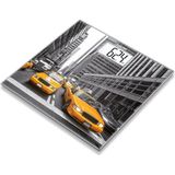 Beurer GS203 Vierkant Grijs, Geel Elektronische weegschaal