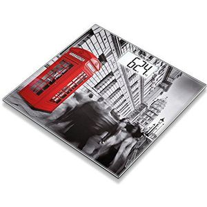 Beurer - Glasweegschaal GS 203 - Glazen - Londen - 150 kg - Veiligheidsglas