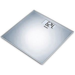 Beurer GS 202 Vierkant Zilver, Transparant Elektronische weegschaal