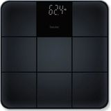 Beurer GS 235 Vierkant Zwart Elektronische weegschaal