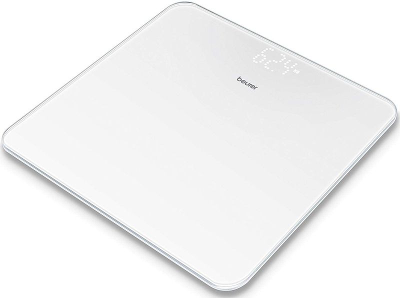 Beurer - GS225 - Badkamerweegschaal - Wit - Glazen Design - Magic Display