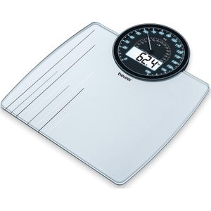 Beurer GS 58 Digitale personenweegschaal Weegbereik (max.): 180 kg Wit, Zwart