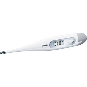 Beurer FT 09 Thermometer Lichaam – Digitale Koortsthermometer voor Lichaamstemperatuur – Groot Display – Waterproof – Geluidssignalen – Automatische Uitschakeling – Medisch Gecertificeerd – Incl. Batterij – 5 Jaar Garantie