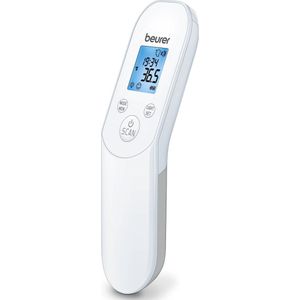 Beurer FT 85 contactloze digitale infrarood thermometer, snelle koortsthermometer voor hygiënische, veilige meting van de lichaamstemperatuur op het voorhoofd