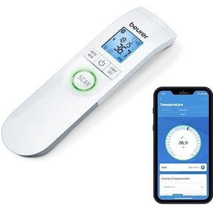 Beurer FT 95 Bluetooth, contactloze infrarood koortsthermometer met innovatieve app-verbinding