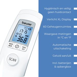 Beurer - FT 90 - Thermometer - Contactloos - Infrarood - Medisch Gecertificeerd