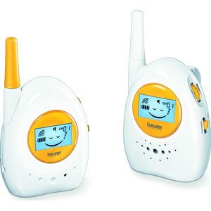 Beurer BY 84 Babyfoon - Analoog - Audio - Max. 800 meter bereik - Visuele weergave emotie baby - Eco+ modus - Incl. 2 netvoedingen en batterijen - 3 Jaar garantie