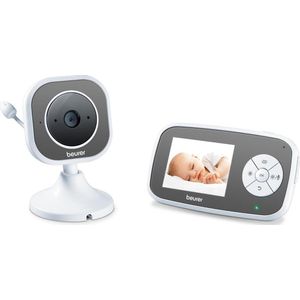 Beurer BY 110 Video Babyfoon - Ouderunit/XL beeldscherm & camera - Digitale wireless verbinding - Bereik tot 300 meter - Nachtzicht - Digitale zoom - Intercom - Liedjes - Diverse alarmen - Timer - Eco+ - 3 Jaar garantie