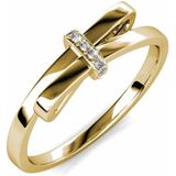 Bague - Luminous Bow - Sieraden Accessoire - Kristal d'Autriche - 18k Verguld