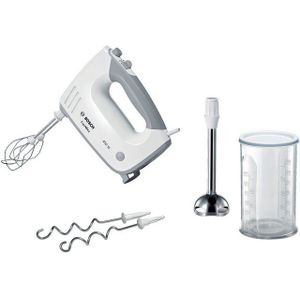 Bosch MFQ36470 ErgoMixx - Handmixer - Incl Staafmixervoet - 450W - Wit