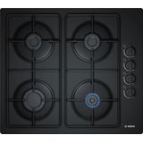 Bosch Elettrodomestico Serie 2 POP6B6B80 Intégré Gaz Noir plaque de cuisson