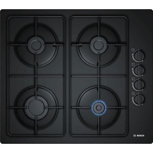 Bosch Elettrodomestico Serie 2 POP6B6B80 Intégré Gaz Noir plaque de cuisson