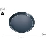 Bosch HEZ617000 accessoires voor oven/pizzaform/antraciet/geëmailleerd