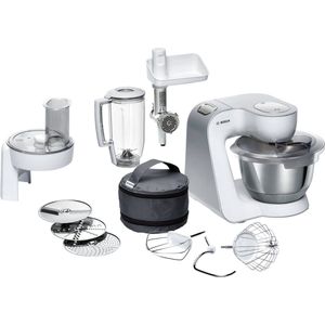 Bosch MUM5 - MUM58231 - Keukenmachine - 1000W - 3,9L - Wit/Zilver