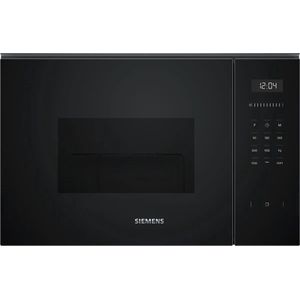Siemens BE555LMB1 - iQ500 - Inbouwmagnetron - 59x38 cm - 25 l - Zwart - Eenvoudig te reinigen met hydrolyse
