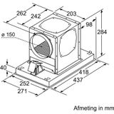 Bosch DIZ1JC2C6 Umluftmodul, Weiß