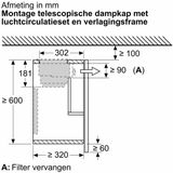 Bosch CleanAir Plus Recirculatiemodule 17004063 / DWZ1IX1C6