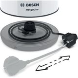 BOSCH Wasserkocher TWK3P421 DesignLine, 1,7 l, 2400 W