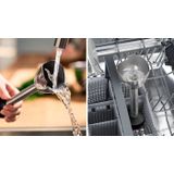 BOSCH Stabmixer ErgoMaster Serie 4 MSM4B620, 4 Klingen, Zerkleinerer, Becher, schwarz, 1000 W, Mixfuß Edelst., großer Bedienhebel, Keramikkupplung, Made in Europe
