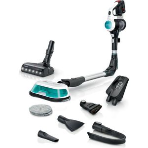 Bosch BCS71HYG4 steelstofzuiger & elektrische bezem Batterij/Accu Droog en nat HEPA Zakloos 0,3 l 23,5 W Zwart, Wit 3 Ah