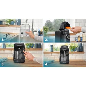 Multidrink koffiemachine - BOSCH - TASSIMO - T16 Finesse zwart - 1400 W