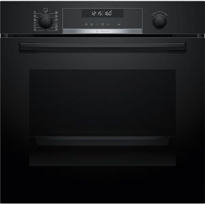 Bosch HBG578BB3 - Serie 6 - Inbouwoven - 71 l - A+ - Eenvoudig te reinigen: pyrolyse + hydrolyse - Zwart