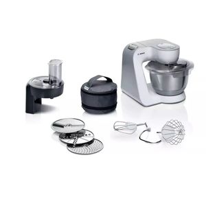 Bosch MUM5 - MUM58210 - Keukenmachine - 1000W - 3.9L - Wit/Zilver