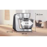 Bosch Mum Serie 4 Mum58359 Keukenmachine Zilver