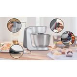 Bosch MUM5 - MUM5935B - Keukenmachine - 1000W - 3,9L - Donker zilver