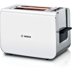 Bosch - Styline - Broodrooster - Roestvrij Staal/Wit - 800 W