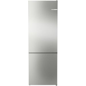 Serie 4 Vrijstaande koel-vriescombinatie met bottom-freezer 203 x 70 cm Geborsteld staal AntiFingerprint, Total No Frost KGN492IAF